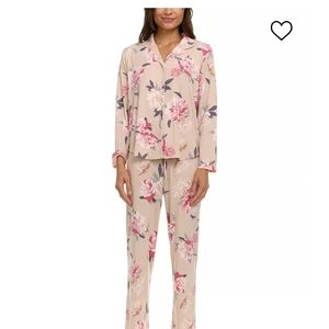 NWT Flora Nikrooz XL Beige Floral pajamas